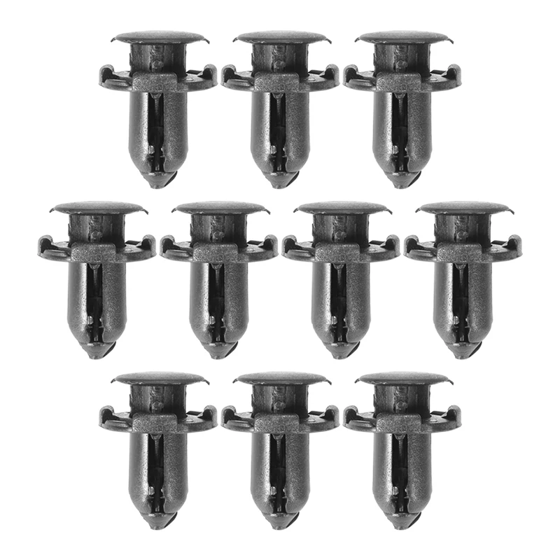 50Pcs For Mitsubishi Endeavor Outlander 9mm Auto Bumper Fender Buckle Mudflap Splash Guard Rivet Push Clips Retainer