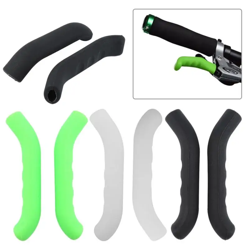 

1Pair Bicycle Brake Handle Lever Silicone Sleeve Cover Niversal MTB Bike Brake Handle Anti-Slip Wear-resistant Protection Cover