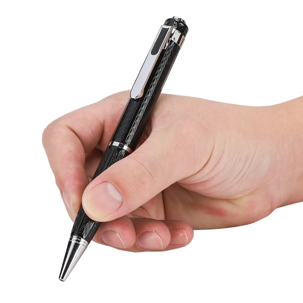 Pen-shaped Continuous 12-hour Digital Voice Recorder 192Kbps One-button Audio Recorder Portable Audio Video