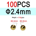 100PCS Tamaño 2.4