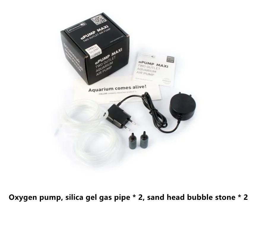 220-240V ultra silent original Ukrainian double outlet air pump fish tank pump