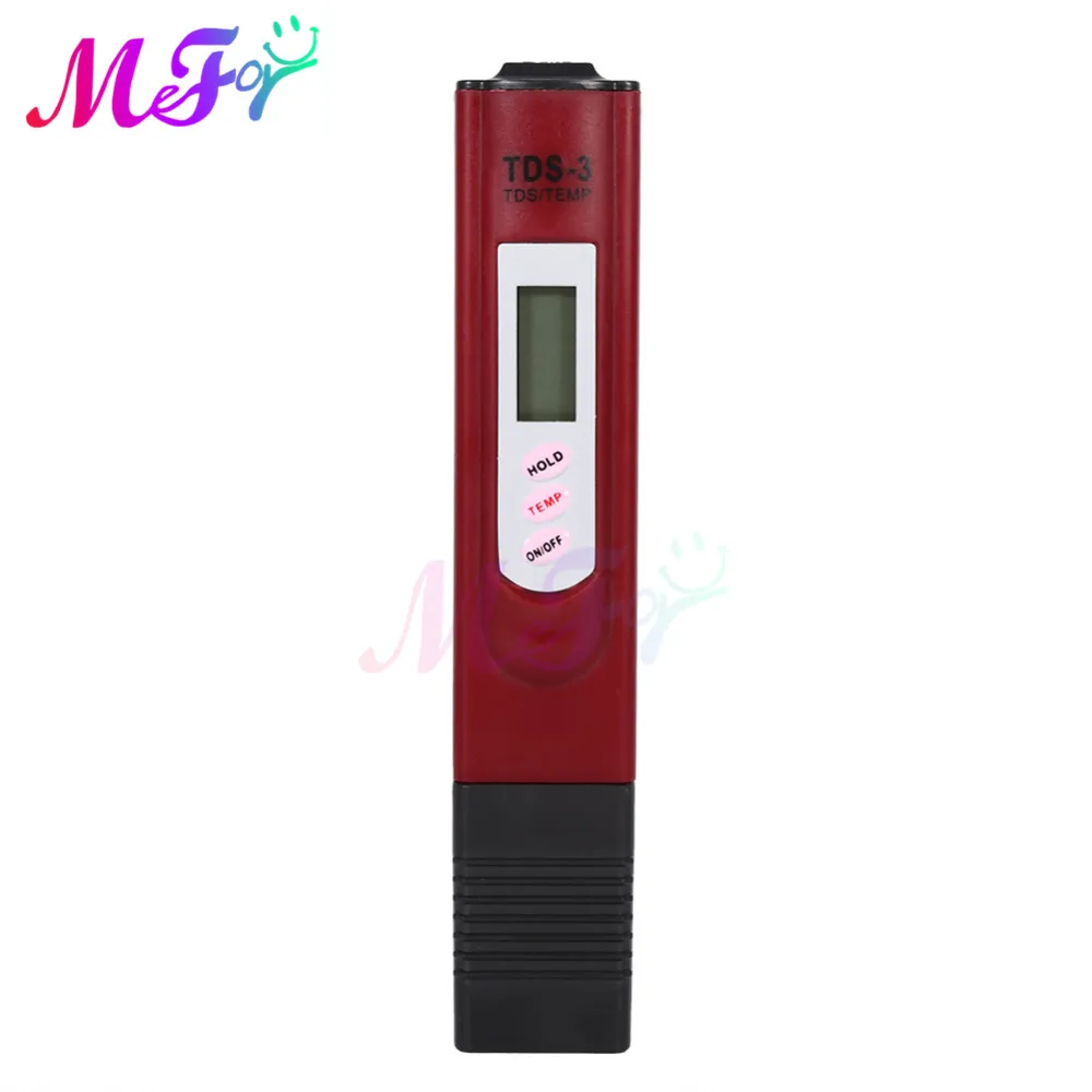 TDS Meter Digital Water Tester 0-9990ppm Drinking Water Quality Analyzer Monitor Filter Rapid Test Aquarium Hydroponics Pools