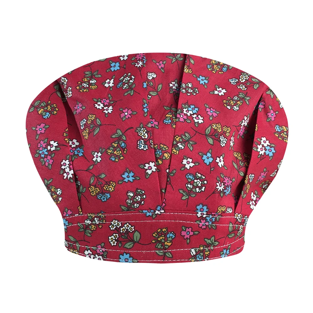 調整可能な調理帽子男性と女性のためキッチンカフェ弾性シェフのキャップケータリング調理キャップレストラン作業キャップシェフ帽子