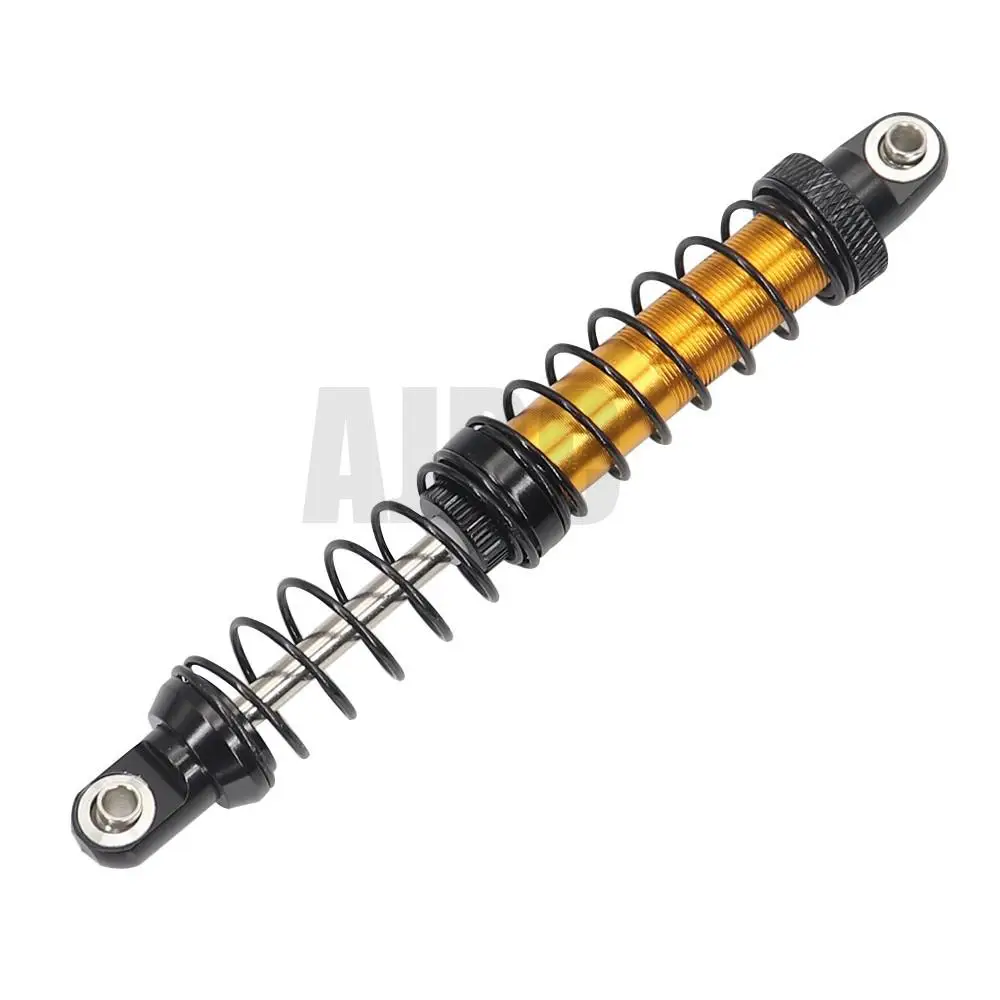 Amortecedor de óleo de metal, 2 peças, amortecedor ajustável 70/80/90/100/110mm para 1/10 rc rock crawler axial scx10 axi03007 trax trx4
