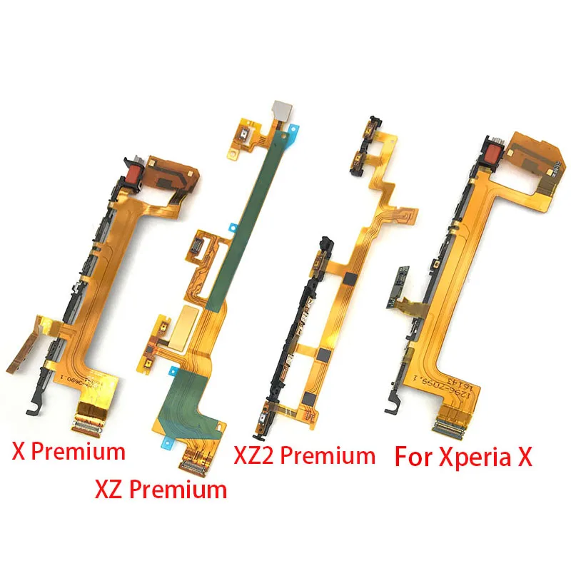 Power Switch On Off Key Volume Up Down Button Flex Cable For Sony For Xperia X XZ Premium XZ2 Comppact XZ3 Side Button