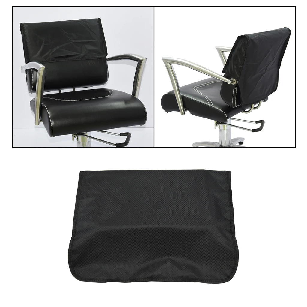 19x17'' Barber Beauty Salon Chair Protective Cover, Water-proof Salon Square Chairs Back Protectors