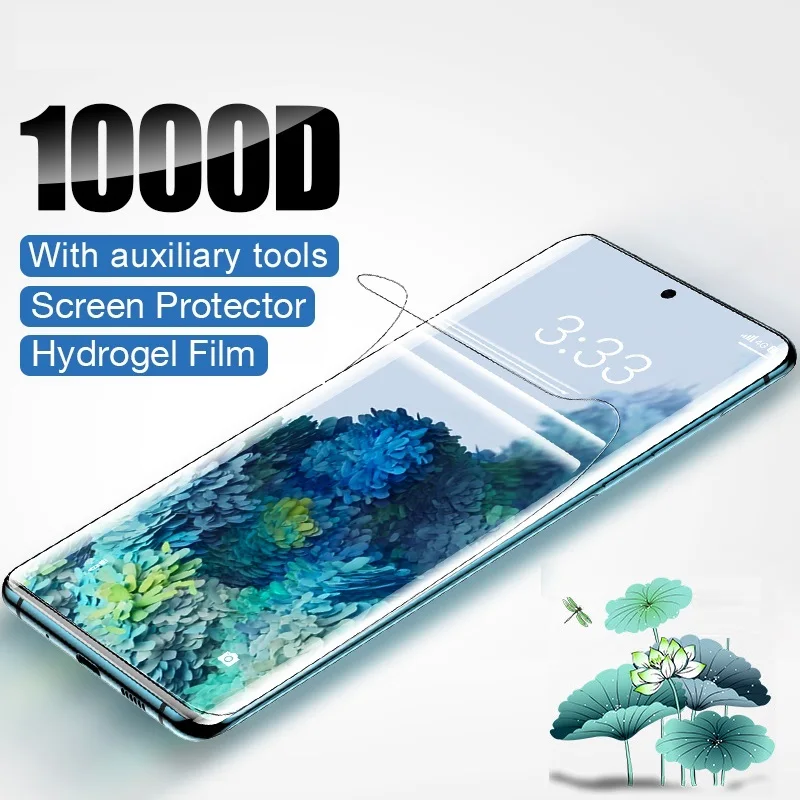 Hydrogel Film on the Screen Protector For Samsung Galaxy S10 S20 S9 S8 Plus S7 S6 Edge Screen Protector For Note 20 8 9 10