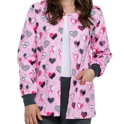 Chaquetas quirúrgicas para mujer, chaqueta médica de talla XXS-4XL, Top exfoliante