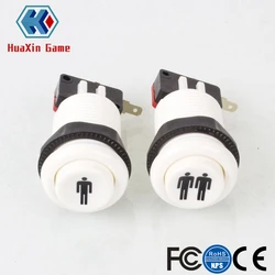 Happ Style 1 Player / 2 Player Start & Home Push Buttons With Micro Switch For Arcade Machine Games Mame Jamma Parts