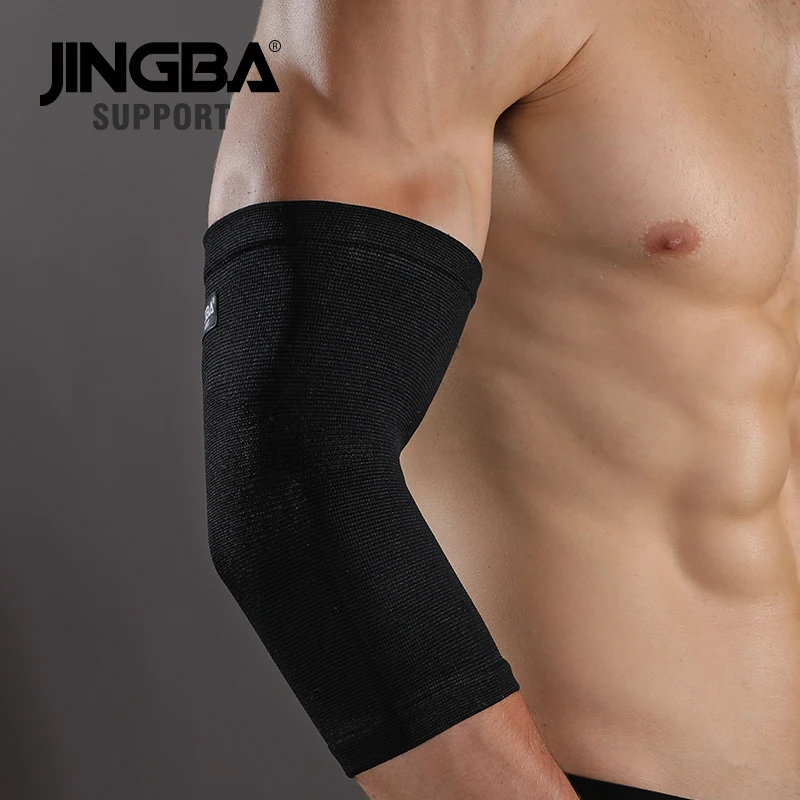 JINGBA SUPPORT 1PCS Nylon Compression sleeve Basketball Elbow support protector Volleyball factory wholesale Dropshipping