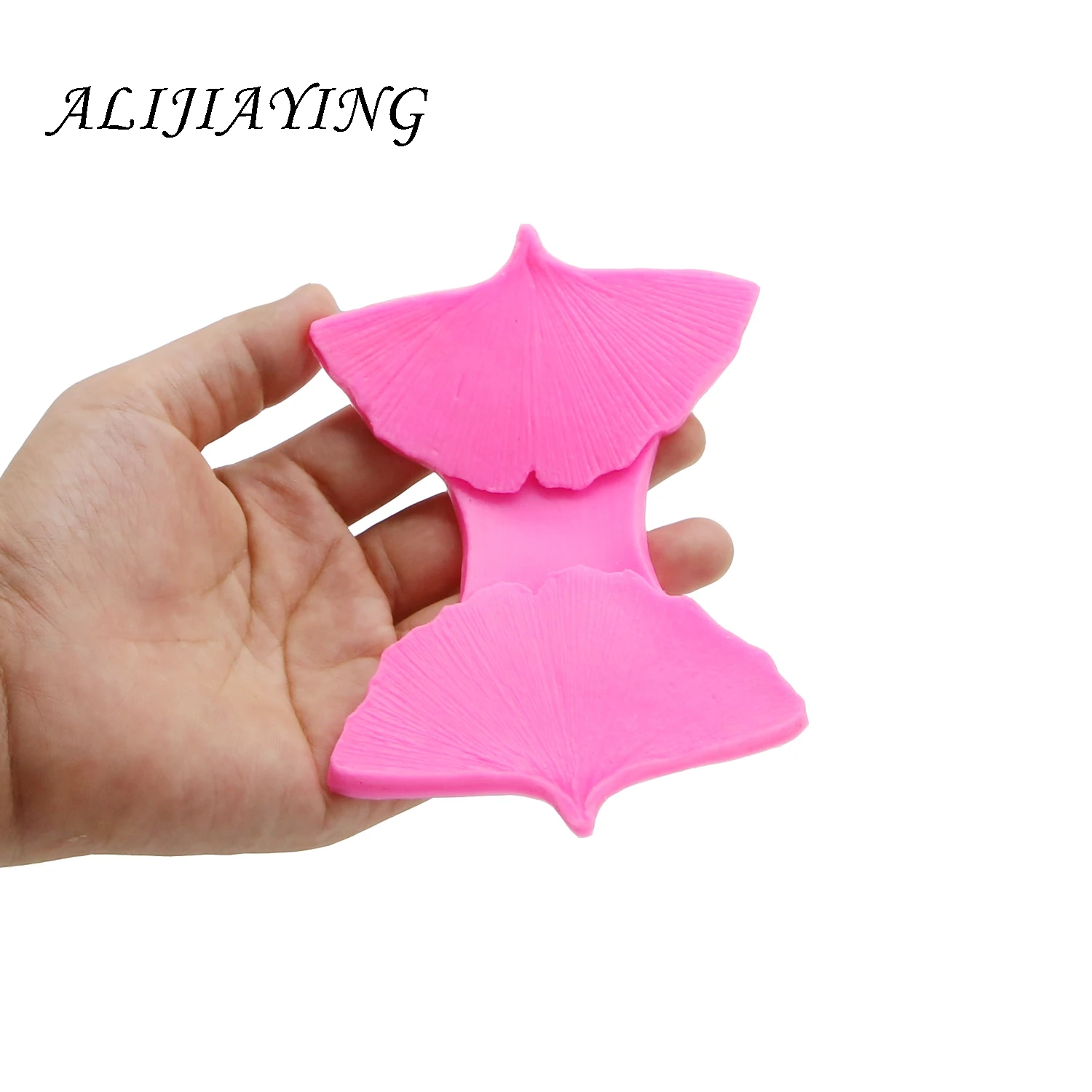 DIY Ginkgo leaves petal Clamping Fondant Sugarcraft Silicone Mould Cake Decoration Tools Baking chocolate Clay Resin Mold D1419