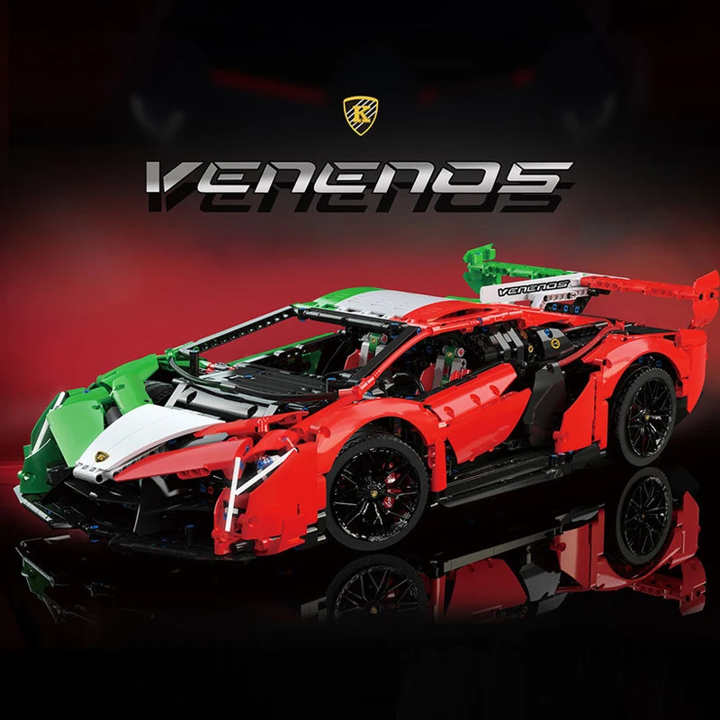 High Tech City Sports Car Building Blocks Assembling Model MOC Technical Racing Vehicle Bricks Toys for Boys Birthday Present