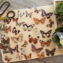 28 sztuk motyl latający w stylu trawy naklejki Scrapbooking DIY pakowanie prezentów etykieta ozdobna etykieta