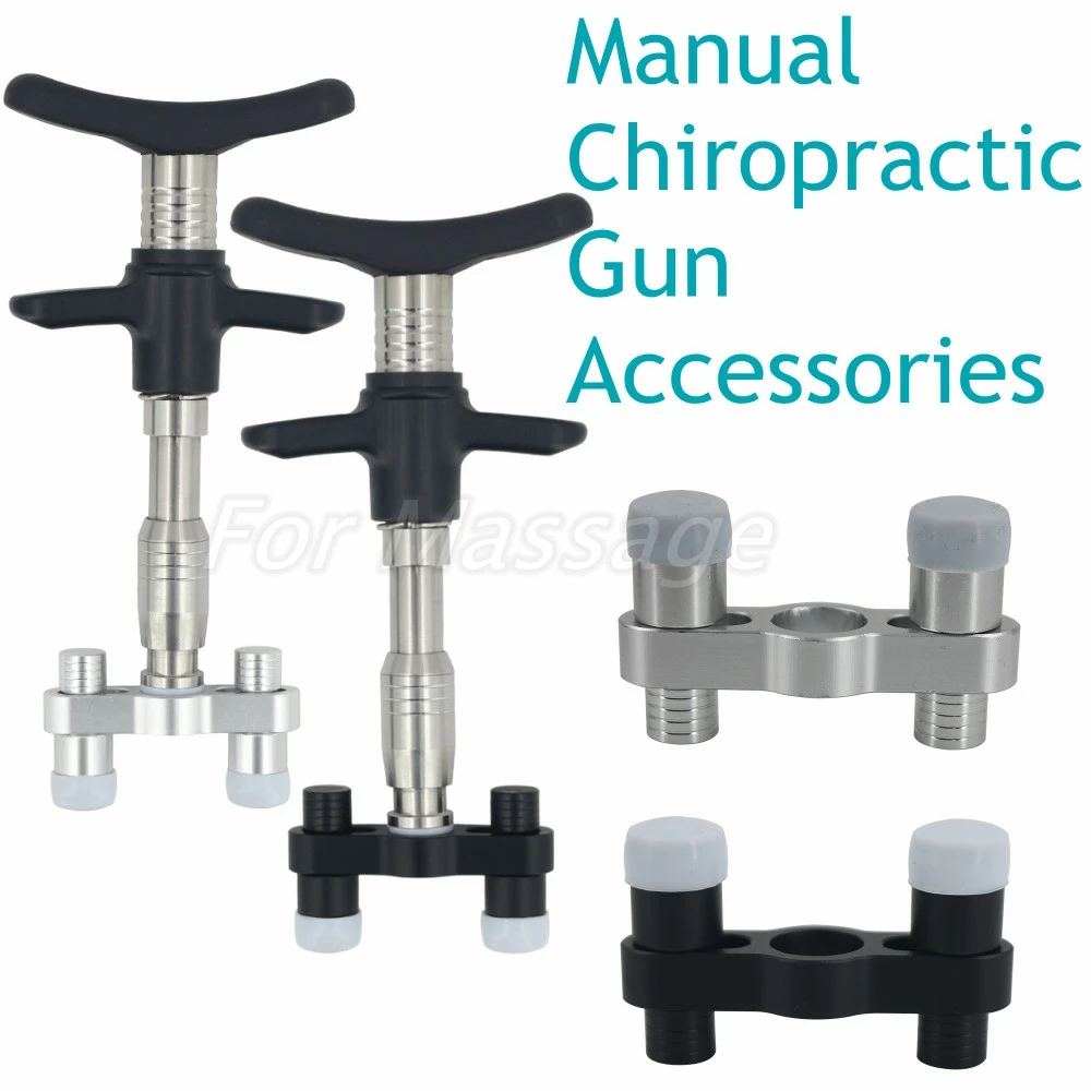 Chiropractic Instrument With Adjustable Accessories Relaxation Therapy Tool Replacement Manual Spine Correction Massage Gun