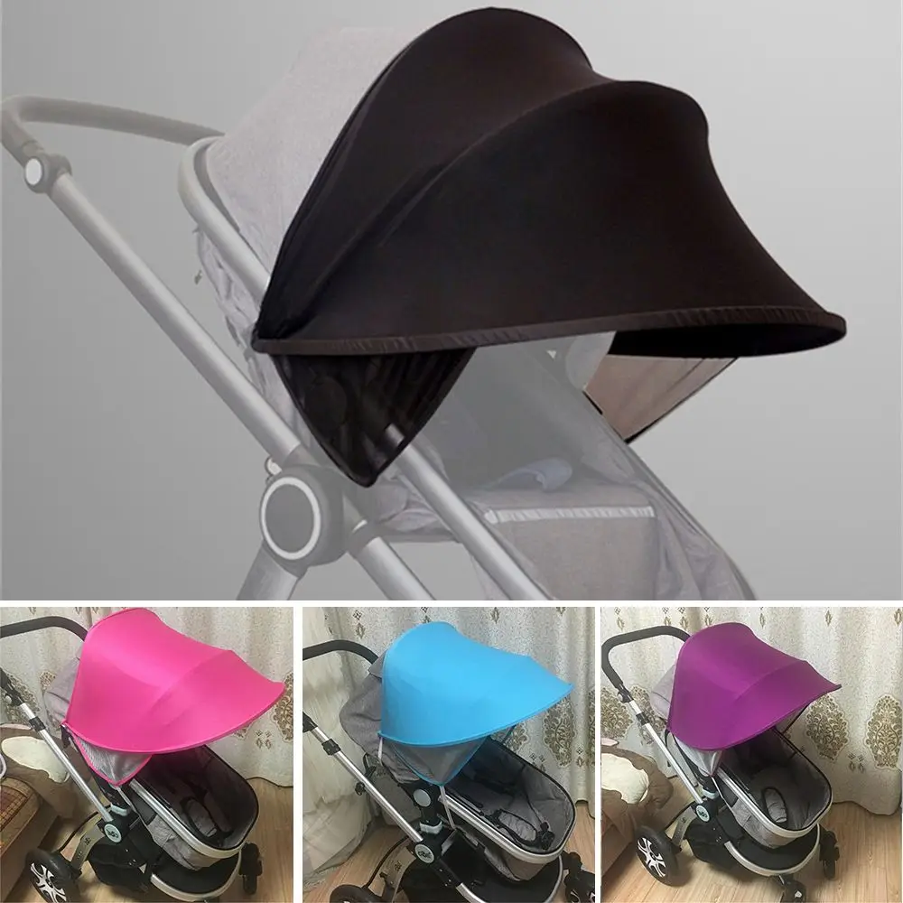 Baby Stroller Sun Visor Carriage Sun Shade Canopy Cover for Pram Stroller Accessories Car Seat Pushchair Cap Sun Hood