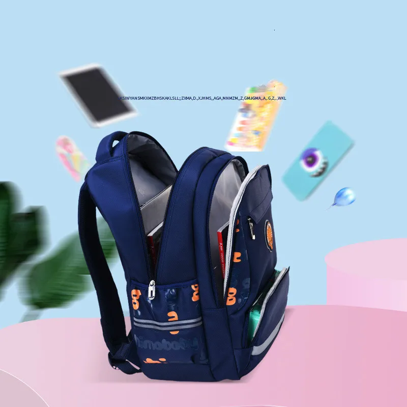 Mochila Escolar impermeable para niños y niñas, morral Escolar para escuela primaria