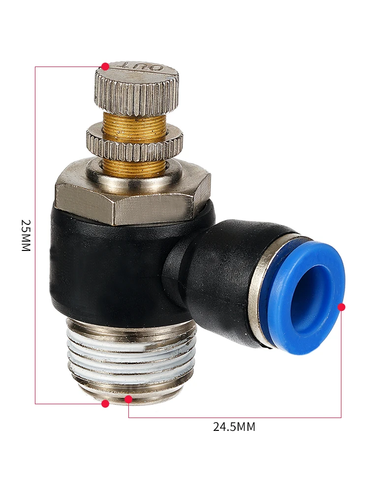 Pneumatic quick connect connector SL 4 6 8 10 12mm M5 