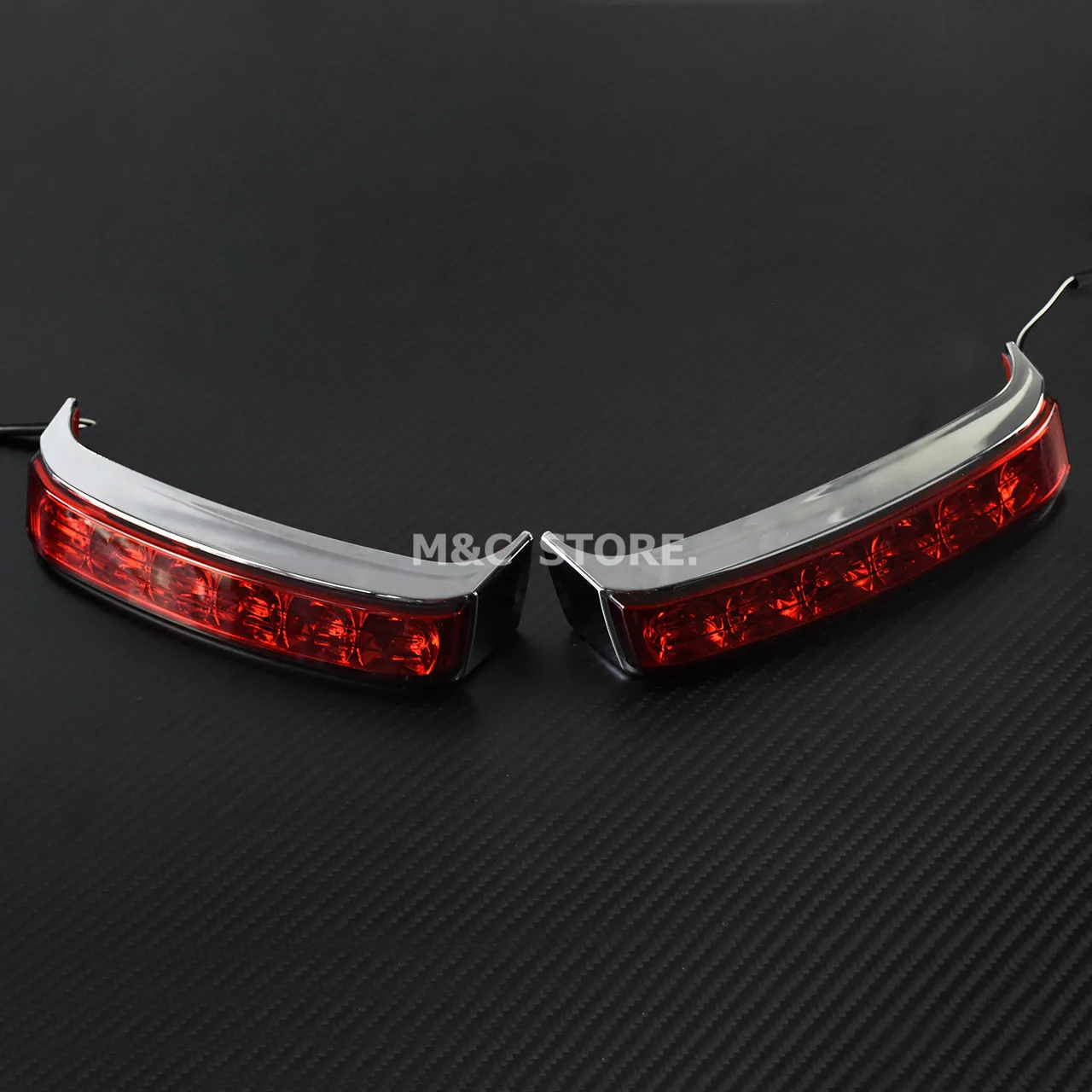 Motorcycle Led Saddlebag Turn Lamp Light Run Brake Light For Harley Touring Road King Street Glide FLHR CVO Limited 2014-2024