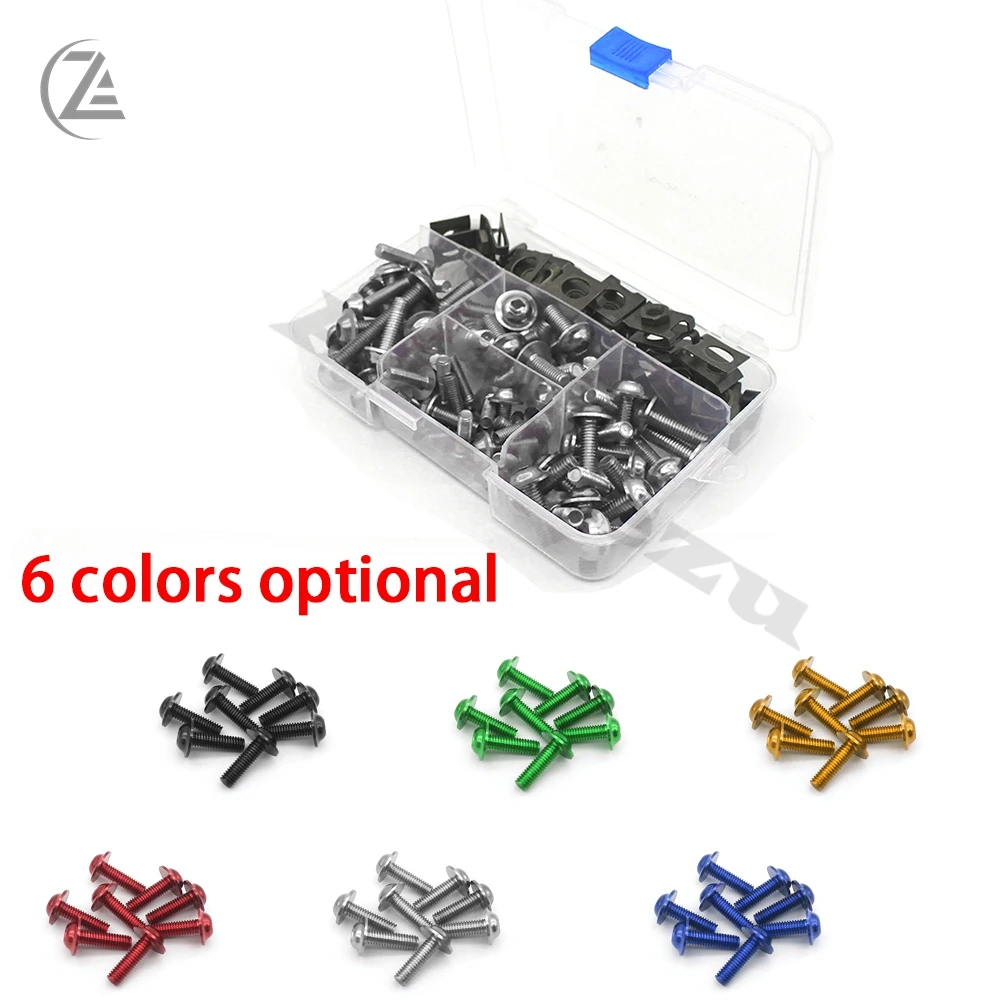 ACZ Motorcycle 177pcs Complete Fairing Bolts Screws Kit for Honda CBR600RR CBR900RR CBR929RR CBR1000RR CBR 600RR 900RR 929RR 100