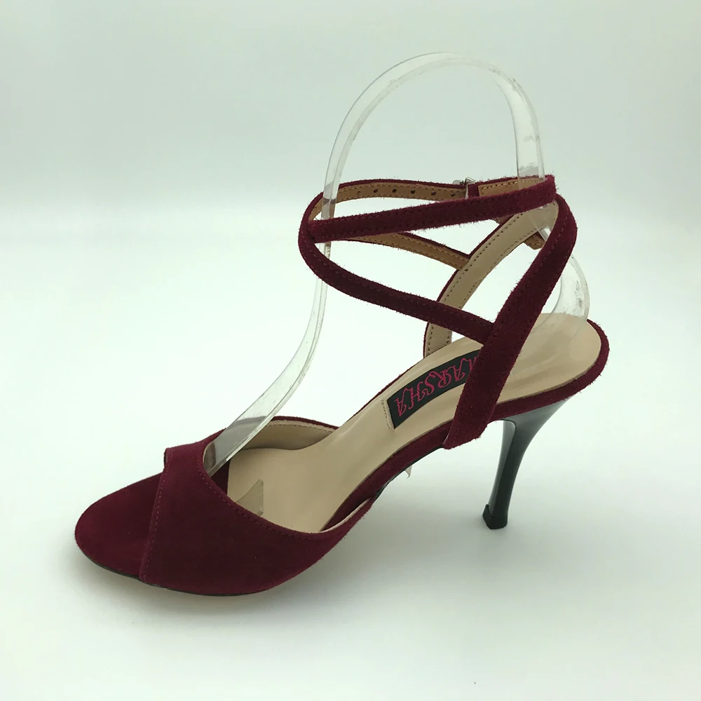 New Sexy Argentina Tango Dance Shoes wedding & party shoes Flamenco dance shoes for women leather outsole T62102BUS