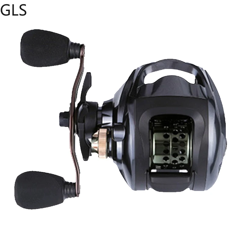 2021New 5.5KG Max Drag Baitcasting Fishing Reel 6.3:1Gear Ratio Lightweight Right/Left Handed 12+1BB Fishing Wheel