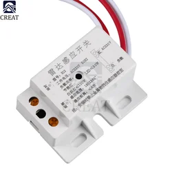 Auto Infrared Human Sensor Switch PIR Microwave Radar Body Motion Sensor Module 220V AC 50Hz Adjustable For Time Distance Range
