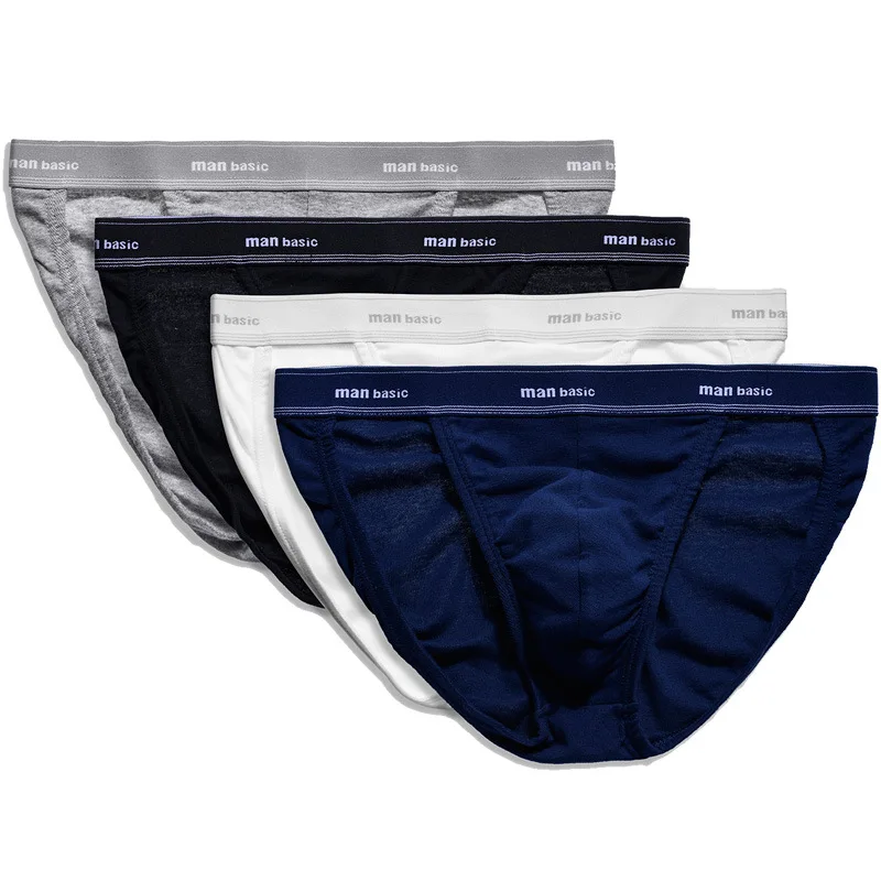 5 Piece Cotton Underwear For Men Sexy Briefs Underpants Panties Homme Undies Boy Undershorts Big Size Knickers Pouch Trunk S-4XL image 2