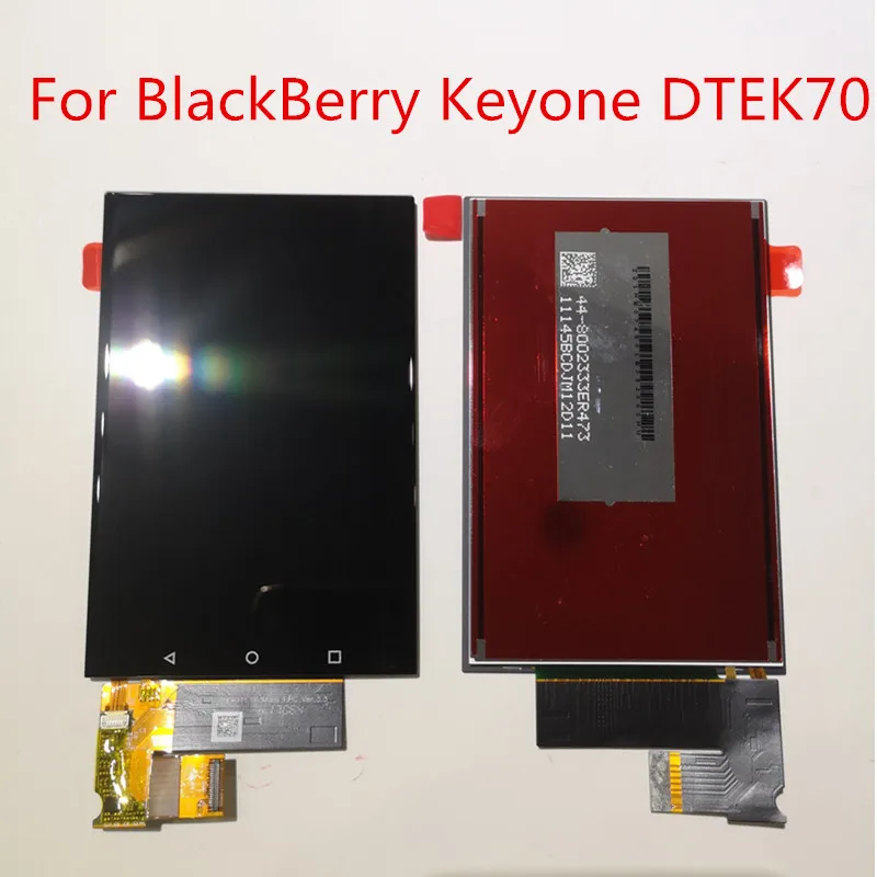 Original For BlackBerry Keyone DTEK70 LCD Display 1620x1080 + Touch Screen Panel Digital Replacement With Tools