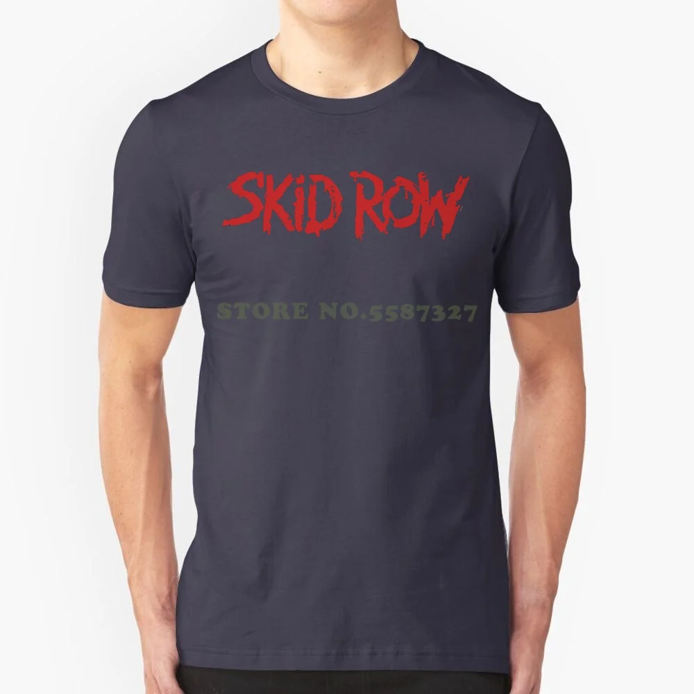 Tshirt Men New Officially Licensed Skid Row-Skid Row Logo Men's T Shirt S-Xxl Sizes