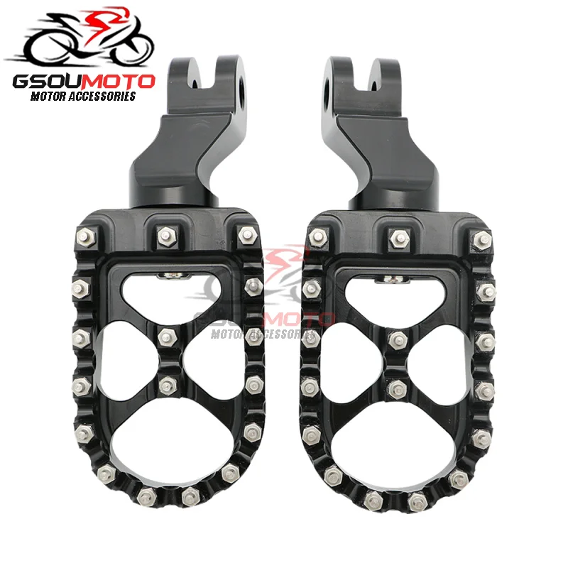 Motorcycle Parts Front Rear Foot Pegs Footrests Footboards For Triumph Bonneville T100 2001-2015 Bonneville SE 1996-2001