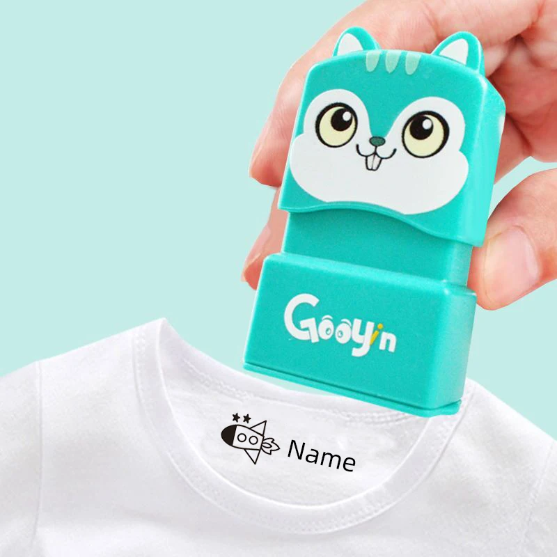 Personalizado-feito selo do bebê meninos meninas diy brinquedos para crianças personalizado adesivo nome selo roupas estudante capítulo nenhum fade