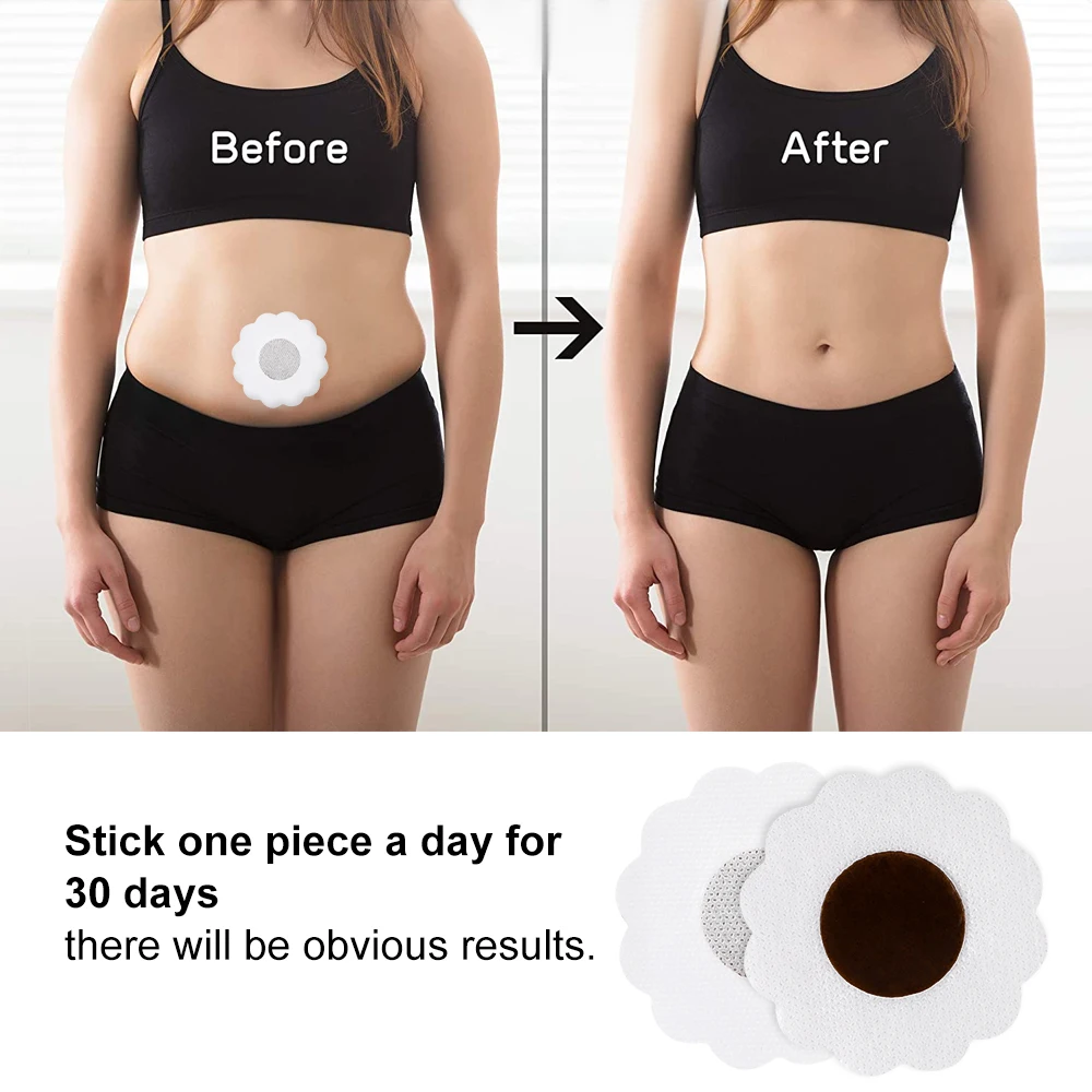 8pcs Sumifun Slimming Navel Sticker Weight Lose Products Slim Patch Burning Fat Patches Hot Body Shaping Slimming Stickers New