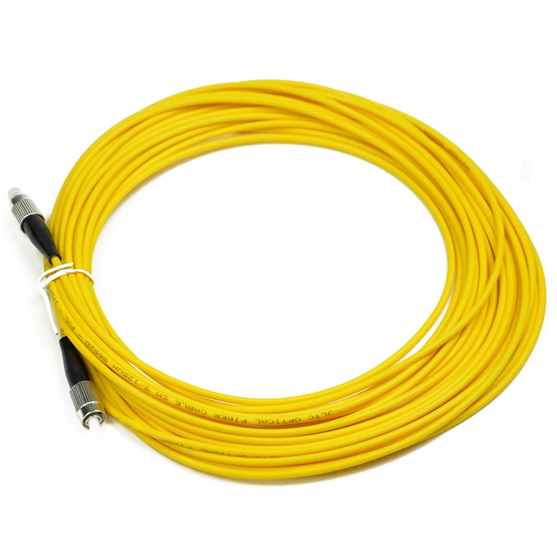 10pcs/set 10M FC-FC Single-Mode Optical Fiber Jumper Pigtail Fiber Optic Patch Cord FC FTTH Fiber Jumper