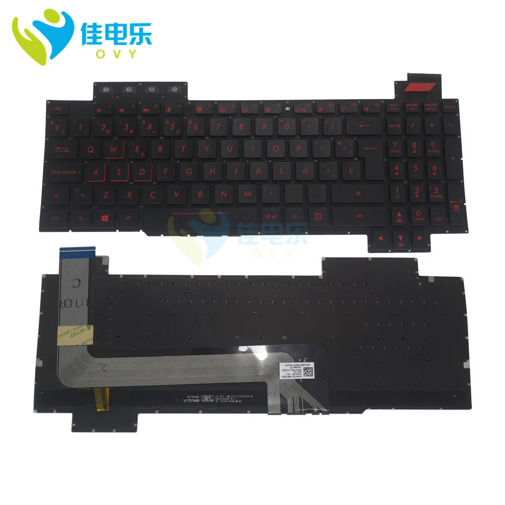 Spanish Portuguese Russian Italian Laptop Backlit Keyboard For ASUS ROG FX503 FX503VD-E4035 FX503VM FX63