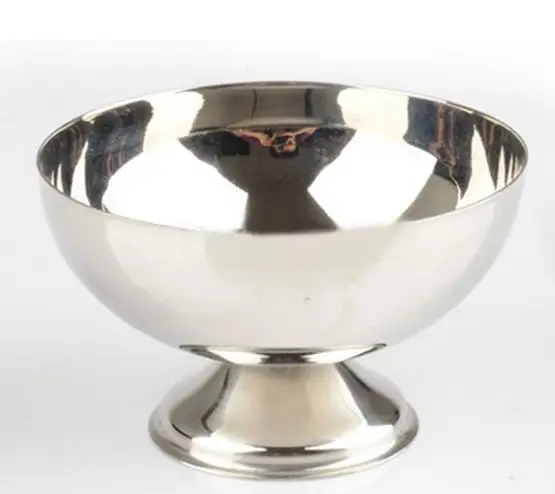 

Stainless steel Fried ice cream bowl of salad dessert cup free shipping