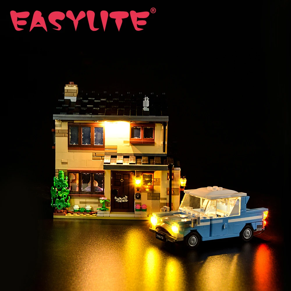 

EASYLITE LED Light Set For 75968 4 Privet Drive Toy Lighting Set Building Blocks Bricks Only Lighting Kit Not Include Model