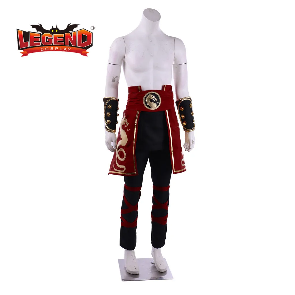 Mortal Kombat Liu Kang Cosplay Costume PANTS outfit Game Adult Costume