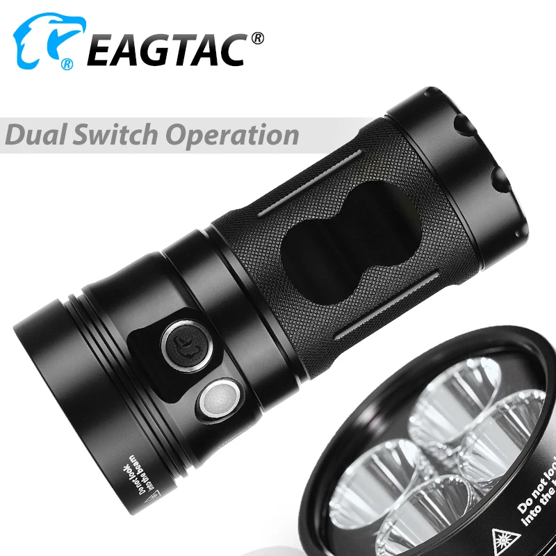 Imagem -04 - Eagtac-lanterna Led Compacta Multi Modo Mx30l4c 4800 Lumens Xpl 219c 4000k 4x18650 Cr123a