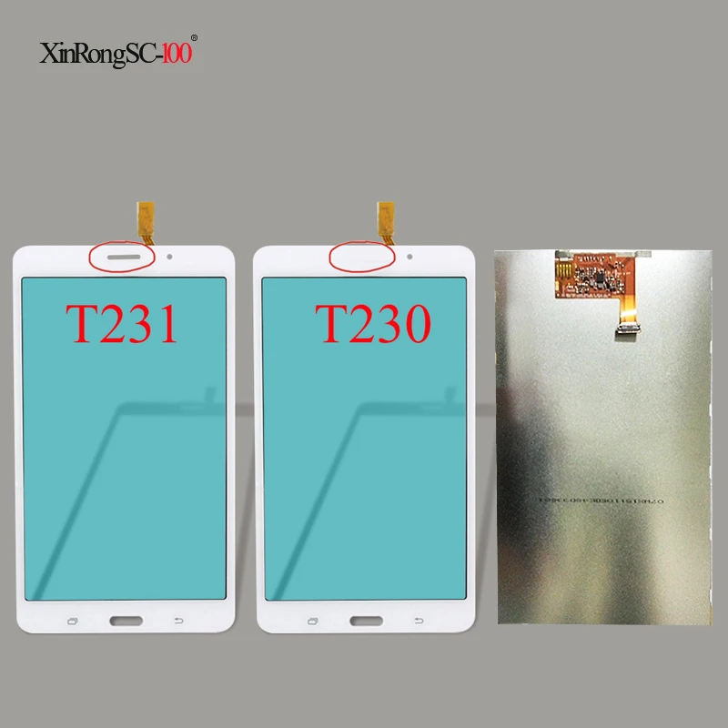 7 inch LCD Display Touch Screen Panel Glass Digitizer for Samsung Galaxy Tab 4 7.0 T230 SM-T230 T231 SM-T231 Repair Repalcement