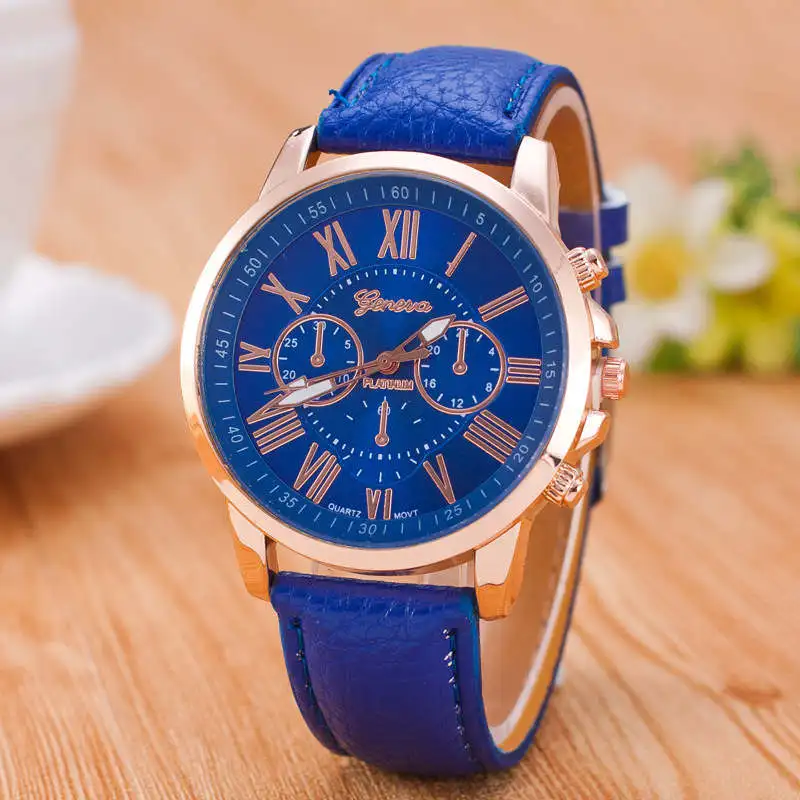 Luxury Brand Leather Quartz Watch Women Men Ladies Vogue Wrist Watch Wristwatches Clock relogio feminino masculino Ladie Watch