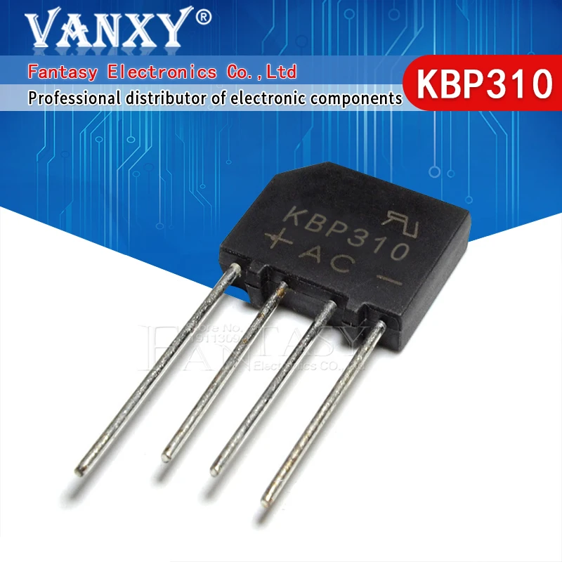 10 sztuk KBP310 1000V 3A prostownik mostkowy KBP206 KBP210 KBP307 KBP406 KBP310 KBP410