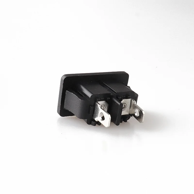 LZ-8-6S9 IEC C8 2Pin AC Power Socket Industrial Plug Electrical Socket Holder