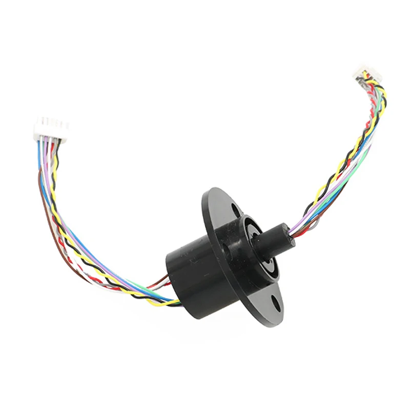 1PC 2A 10 Channels Wires Capsule Slip Ring Cap Slipring Rotary Conductive Joint Connector Electric Collect Ring for DIY RC Drone