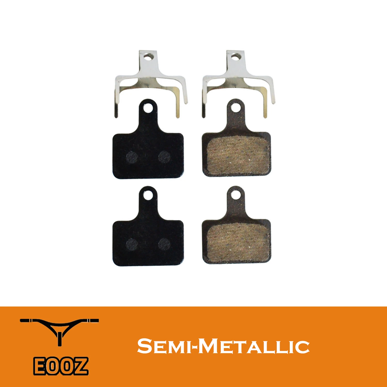 2 Pairs Semi - Metallic bicycle DISC BRAKE PADS for SHIMANO Ultegra R8070, RS805, RS505, RS405