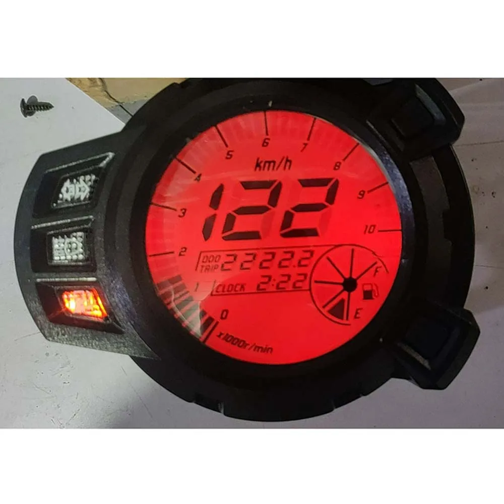 7 Colors Motorcycle Instruments 10000 RMP LCD Speedometer Tachometer for Yamaha Zuma BMK X125 YW125 Speedomerter for  Yamaha BWS