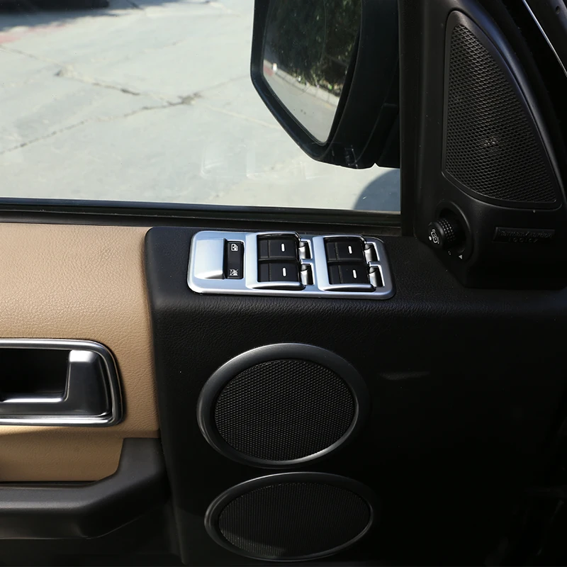 

Для Land Rover Discovery 3 LR3 2004 2005 2006 2007-2009 автомобильные аксессуары АБС-пластик автомобильный переключатель подъема окна кнопка крышки наклейки