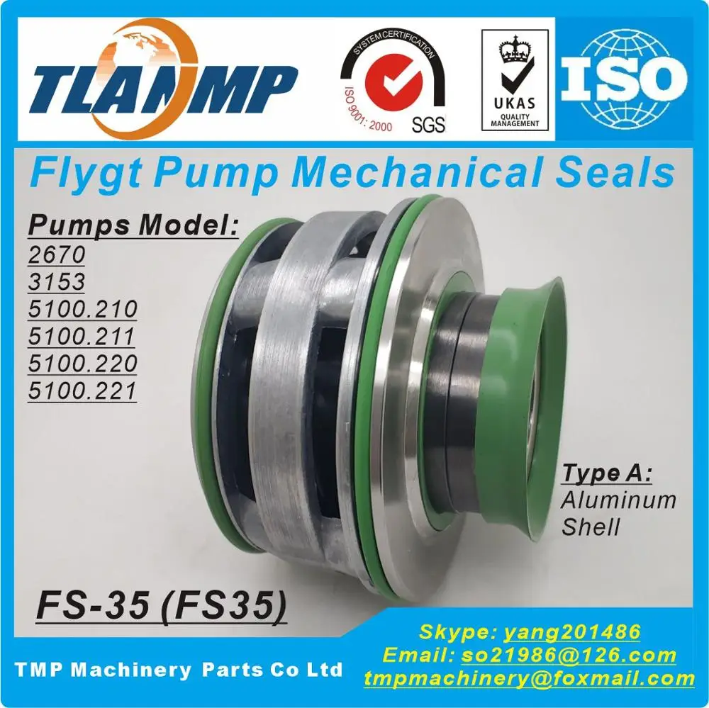 FS-35 , FS35, 35mm Replace of Fly-gt plug-in Mechanical Seals for Xy-lem Fl-ygt 2670,3153,5100.210/211/220/221 Pumps