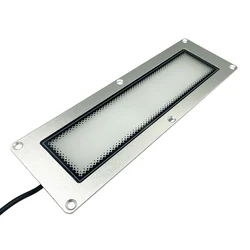 18W Embedded LED Lighting Panel Working Light DC 24V Flush Type Tempered Frosted Glass Waterproof IP67