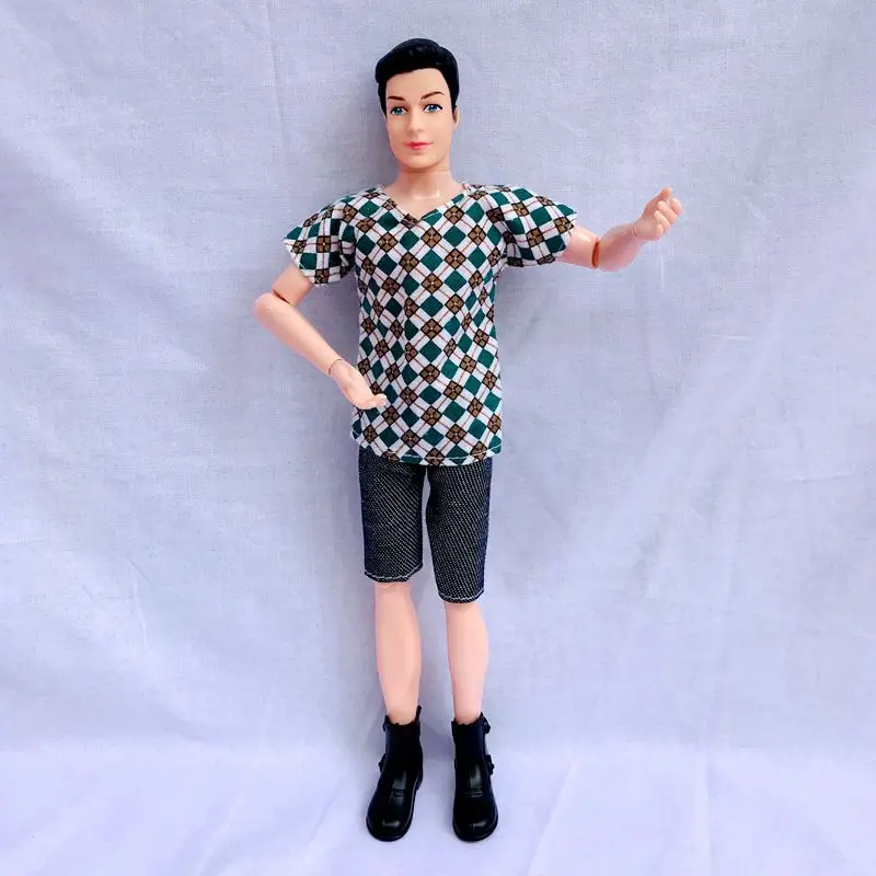 Dolls Kids Toys 14 Joints Male Toys 12 Inch Figures Mini Clothes Shoes For Barbie Boy Friend Ken DIY Girls Game Birthday Present