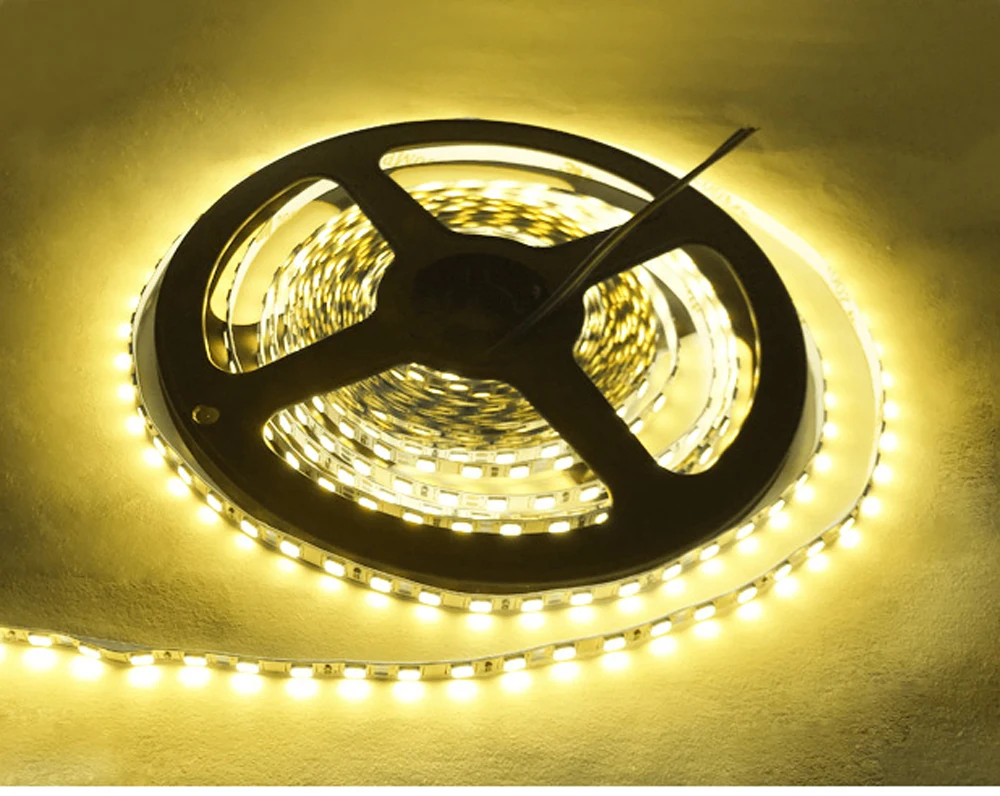 Imagem -03 - Fita Led Flexível Branco Vermelho Azul Verde Amarelo Smd 2835 4000k 50m 12v 24v mm mm 16 Pés 5m 5m